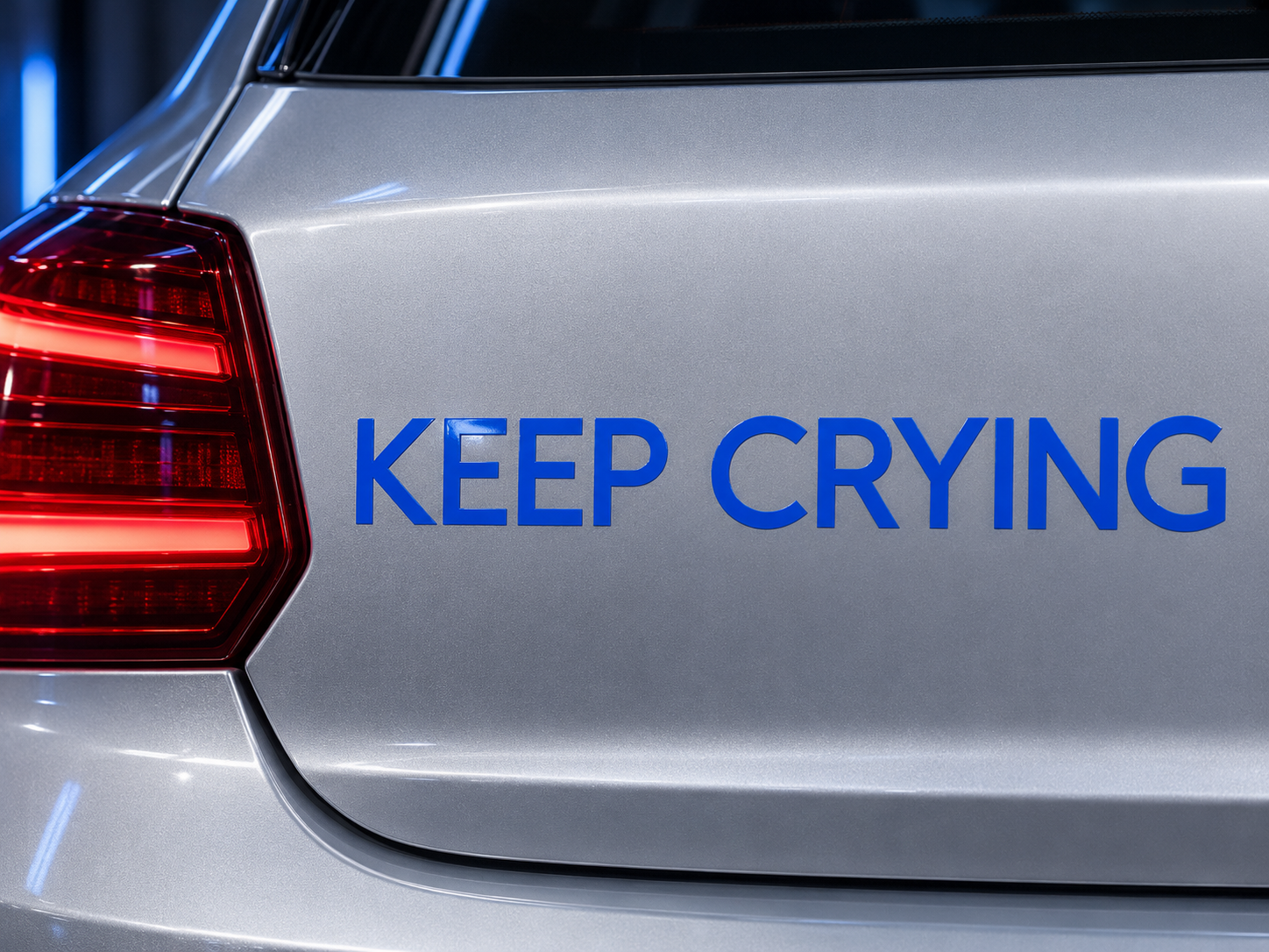 Keep Crying Aufkleber